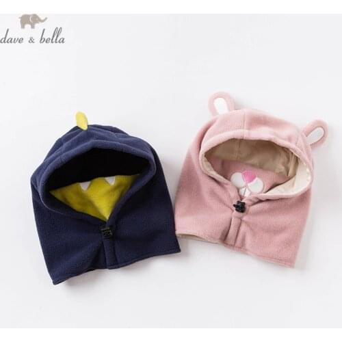 DB15868 dave bella winter new born baby unisex cute bunny hat girls boys girls fashion knitted cap