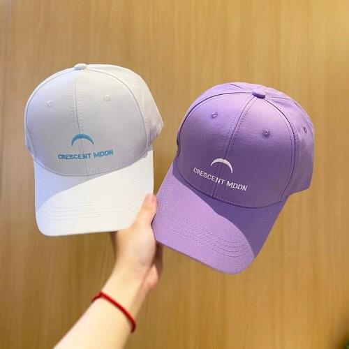 Peaked Cap Female Japanese Small Fresh College Style Hat Female Letter Embroidery Street Baseball Caps Tide Outing Sun Hats