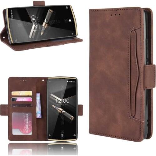 Leather phone case for Oukitel K7 / K7 Pro / K7 Power back Cover Flip card wallet with kickstand Retro Coque