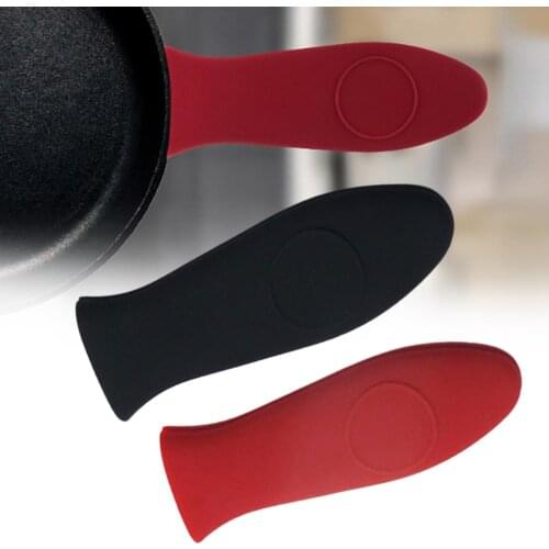 Kitchen Non-Slip Silicone Pan Handle Cover Pot Holder Sleeve Grip Cookware Tool Durable Not Easy To Fall Off Safe For Use