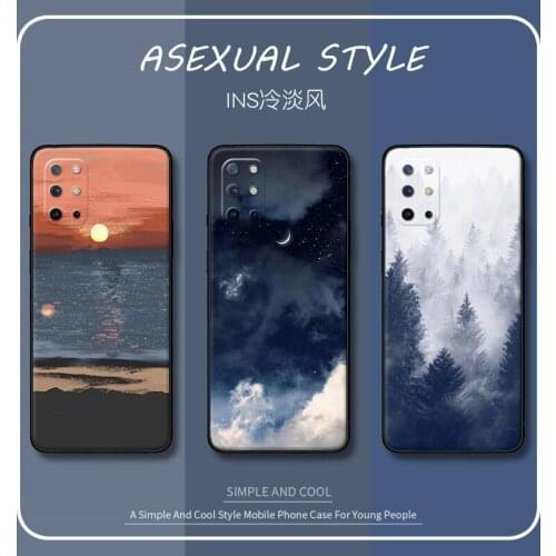 Soft Oneplus 8T Silicone Case Anti-Scratch Cover For Oneplus 8 Pro 1+ Nord oneplus7 7T Protective Case