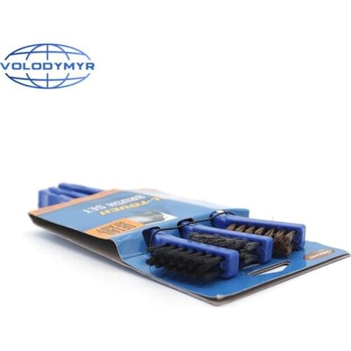 Engine Brushes Kit Contain 3pcs Detailing Brush for Plastic Parts Stubborn Stain Car Cleaning Auto Clean Detail Wheel Cleaner