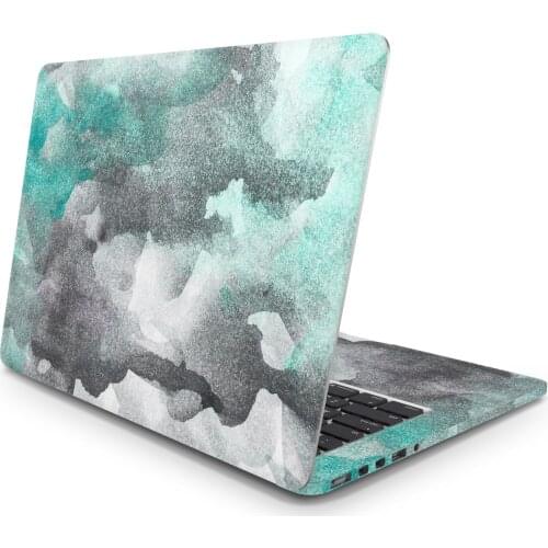 Sticker Master Abstract Watercolor Green Universal Sticker Laptop Vinyl Sticker Skin Cover For 10 12 13 14 15.4 15.6 16 17 19 " Inc Notebook decal for Macbook,asus,Acer,Hp,Lenovo,Huawei,Dell,Msi,Apple,Toshiba,Compaq
