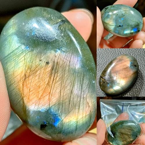 Natural Genuine Labradorite Original Labradorite Moonstone Natural Stones Ornament Sun Stone 1pc