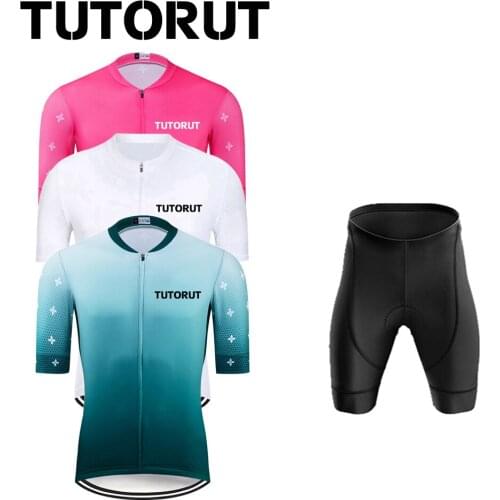 Summer New 2021 Mens Cycling Wear Short-sleeved Professional Cycling Wear Quick-drying Wicking Mens Sportswear Suit