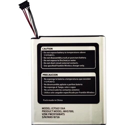 New 3.8V 2100mAh Li-ion Battery Suitable for Verizon Ellipsis Jetpack MHS700L wireless router battery Rechargeable Replacement