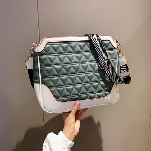 Brand Originality Design 2021 New Fashion contrast color shoulder messenger bag Joker large-capacity tote bag