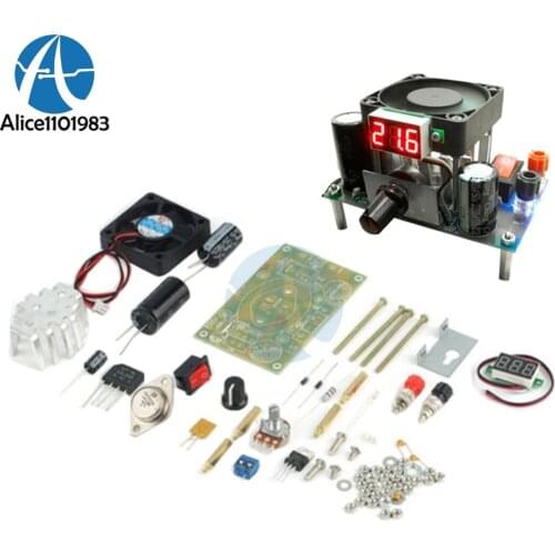 LM338K Digital LED Display Buck Module Step Down Power Supply Board DIY Kit for Arduino FOR Raspberry pi Max 3A 50W DC AC 3A