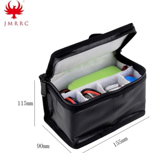Lipo Battery Portable Fireproof Safety Bag Lipo Guard Explosion Proof Fire Resistant Charging Sack Battery Safe Bag JMRRC