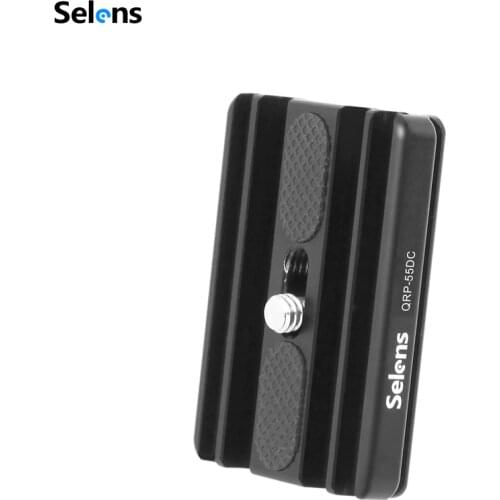 Selens Aluminum Tether Lock QR Quick Release Plate Camera Cable Clamp Adapter Aluminum Alloy