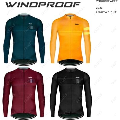 Men Ultralight Cycling Jersey 2022 Raudax Team Winter Jersey Mountain Bike Windproof Cycling Jacket Road Riding Race Windbreaker