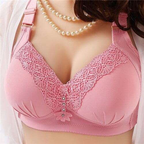 Women Wire Free Bras Lace Sexy Bra Woman Push Up Adjustable Brassiere Femme Seamless Underwear Lady Comfortable Bras
