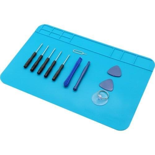 11 IN 1 Mobile Phone Repair Tool Kit with Soldering Mat Screwdriver Set for iPhone Xiaomi Hand Tools Set