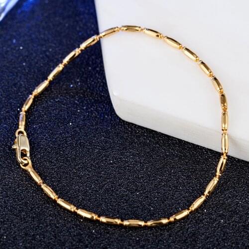 2mm Olive Bead Charms Bracelet Gold Silver Color Charms Bracelets For Women New Fashion Bracelets & Bangles Jewelry A128