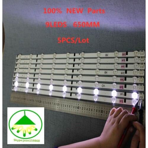 5piece/lot FOR samsung UA32F4088AR UA32F4088AJ CY-HF320AGEV2H 2013SVS32F 2013SVS32H 9LEDs 650mm