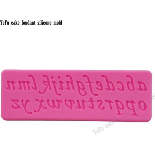 Letter of the alphabet alphabet ABC fondant chocolate silicone mold for cake decorating tools F0847
