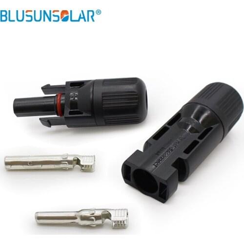 Blusunsolar 10 Pairs Lot Quality Solar Connectors IP67 Waterproof 100%PPO Material Male And Female Solar PV Connector