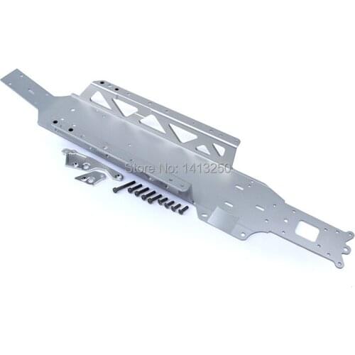 CNC All-In-One chassis plate TS-H85177 for baja parts, sliver,titanium and orange choose, free shipping