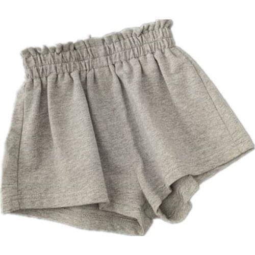 Baby kids Girls Summer solid colors Shorts baby girls cotton short pants childrens girls casual elastic shorts clothing P4 027