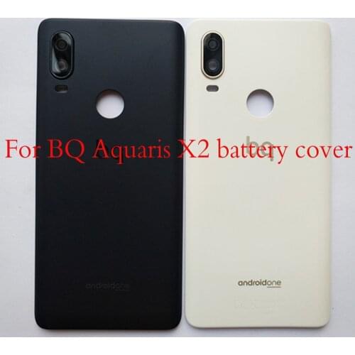 Original Battery Cover For BQ Aquaris X2 Back Door Housing Replacement Parts For BQ Aquaris X2 Back door cover With Camera Lens