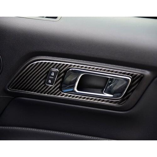 It Is Suitable For Mustang The Carbon Fiber Interior accessories Door Panel Mustang (2015-2020)
