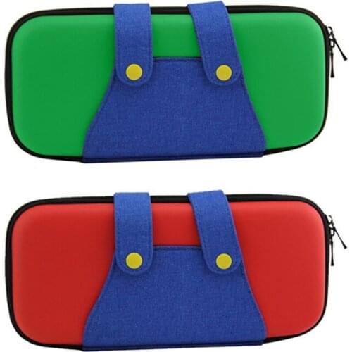 Portable Hard Shell Case for Nintend Switch Dual Zipper Magnetic Button Pouch Storage Bag NS Console Cases Protective Cover