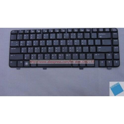 Brand New Black Laptop Keyboard 570755-AB1 573117-AB1 PK1303VBB04 For HP Pavilion DV4 series Taiwan 100% compatiable us