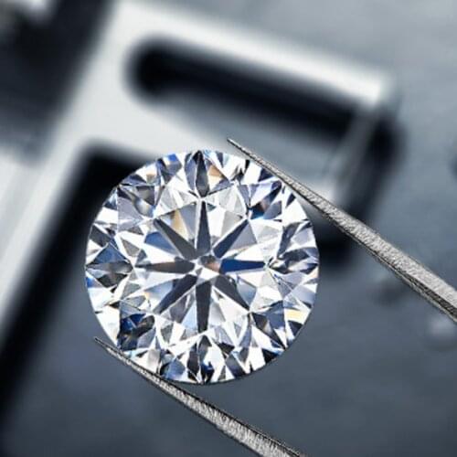 Loose Gemstones moissanite D color 0.5ct Carat 5mm VVS1 gra Certified Gem Stones For Jewelry Making Wholesale Lots Bulk Gifts