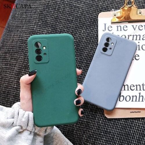 Ultra-Thin Sandstone Matte Phone Case For Samsung A52 A12 A31 A32 A42 A71 S21 Plus Camera Lens Protection Soft Silicone Cover