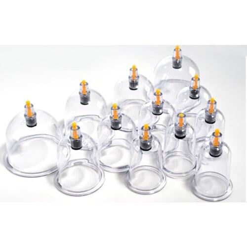 Vacuum Cupping Device 12 Cans Chinese Medicine Ventosa Terapia Household Magnetic Therapy Negative Pressure Physiotherapy
