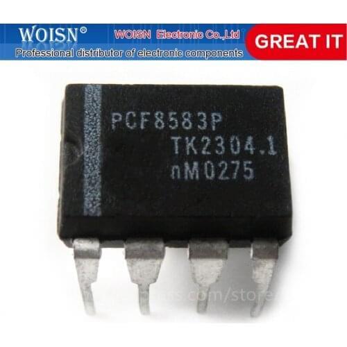 100PCS Clock Timing - Real Time Clocks DIP8 PCF8583P DIP PCF8583 DIP-8 original authentic In Stock