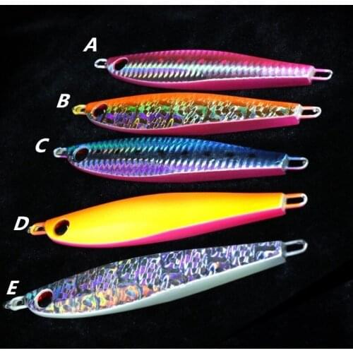 2pcs Fishing Lures Laser Luminous Lead Diving Minnow Big Fish Bait Deep Sea 120cm 120g 160g Spinner Jig Popper Wobbler Pesca 3D
