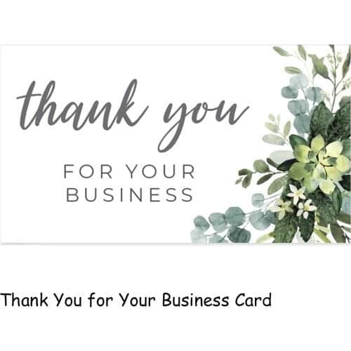30pcs Leaf Floral Thank You Cards with envelope stickers Invitations Blank inside Greeting Cards postcards Gift Card 9X5.4cm