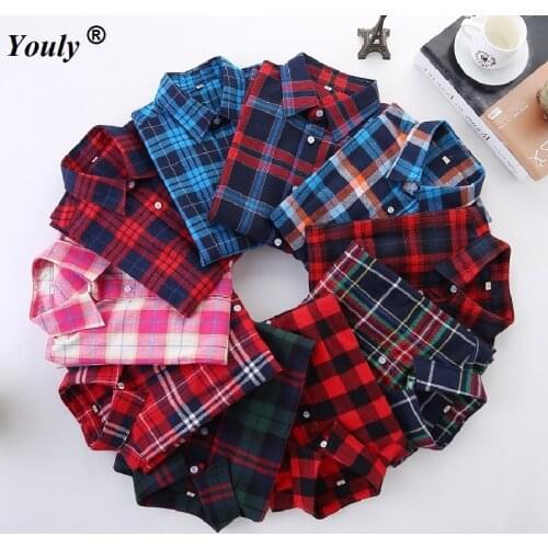 BELLYQUEEN Women's Flannel Shirts