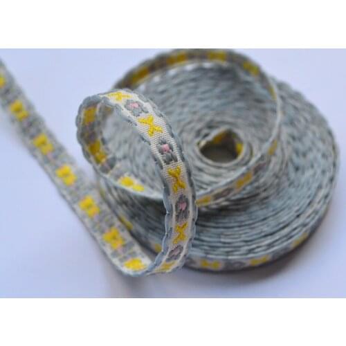 Home Decor DIY Craft Supplies 2/5" inch (10MM) Lace Trim Ribbon Garment Ribbons For Bridal Wedding