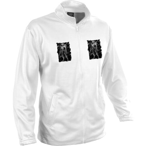 MERCHANDMANIA TECNICA jacket 2 drawings dark knight hero MEDIEVAL man unisex Boy polyester technical sport offer