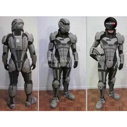 Mass Effect3 N7 Armor EVA Resin Board Wearable 3D Paper Model 1:1 Body Head Armor