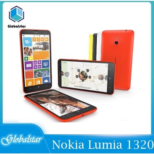 Nokia Lumia 1320 Refurbished moblic phones Original Unlocked cheap cell phones Dual Core 6.0 inch 5MP Camera 8GB ROM 1GB RAM