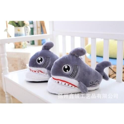 Anime Movie Shark shoe Giant shark slippers Unisex Home Comfort Slippers The Meg Warm cold-resistant fierce shark shoes cosplay
