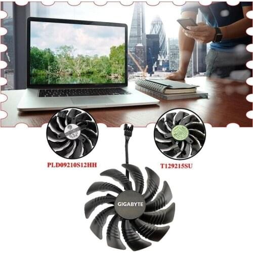 Graphics Card Cooling Fan For Gigabyte GTX1060 1070 1080Mini ITX T129215SU Single Fan PLD09210S12HH Single Fan