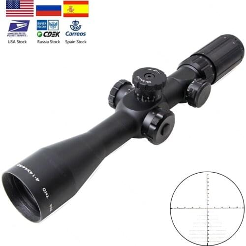 HD 4-14x44IR Hunting Scope First Focal Plane Riflescopes Tactical Glass Etched Reticle Optical Sights Fits .308