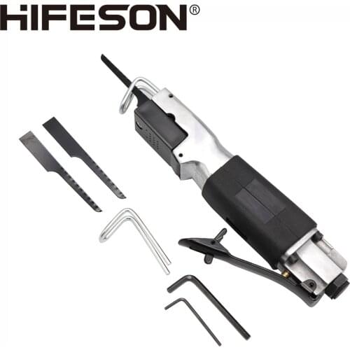 HIFESON Pneumatic Air saw File Reciprocating Saws Cutting Tool Hacksaw Cutting Blade Cutter Cut Off Tools