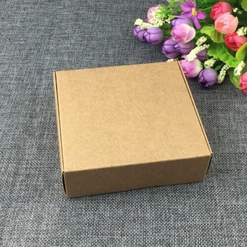 Gift Kraft Box 11.5*11*3.5cm Blank Package Box Jewelry Box for Ornaments/Scarf/Tie DIY 1lot=20pcs Accept Custom Logo Cost Extra