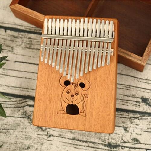 Kalimba Musical Instrument Portable 17 Keys Acacia Thumb Piano Tune Hammer Kalimba Mbira Keyboard Good Wood Thumb Finger Piano