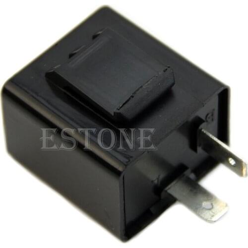 Turn Signal Flasher Blinker Relay 12V 2 Pin Motorcycle LED Indicator Light