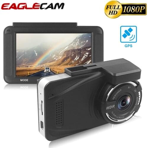 Full HD 1080P 3.0 Inch Dash Camera Mini Car DVR with GPS H191 Single Lens Video Recorder Auto Registrator Dvrs