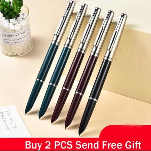 High Quality Brand Hero 007 Metal Ink Pen Office Executive Business Men Signature Writing Pen Buy 2 Pens Send Gift