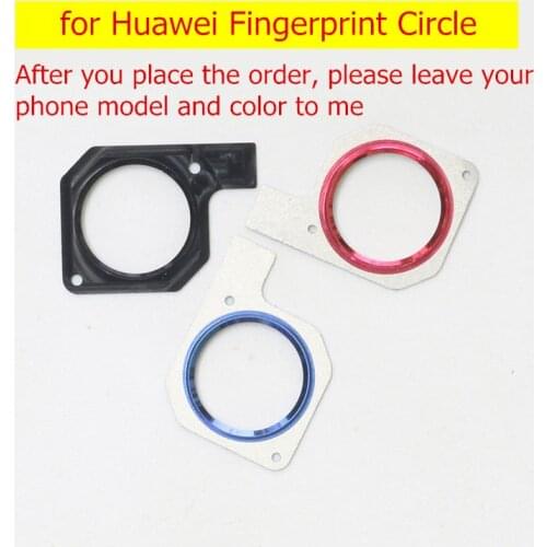 For Huawei Fingerprint Sensor Circle Repair Spare Parts for Honor 8X 10 Lite 10i Nova 3E P20 Lite Mate 20 Honor 9 Lite