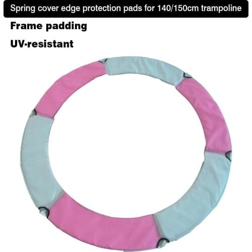 Trampoline Spring Cover Protective Soft Pad For Kids Trampolines Edge Protection Round Cover Mat 1.4/1.5M Replacement Safety Pad