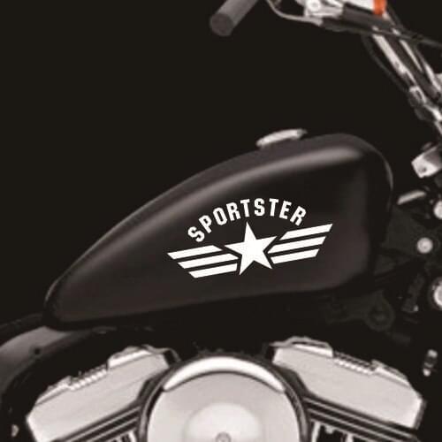 Star Wings Decals Stickers 0.1mm PVC Decal Sticker For XL883 C/R/L/N Iron XL1200 C/R/L/N X 48 V 72